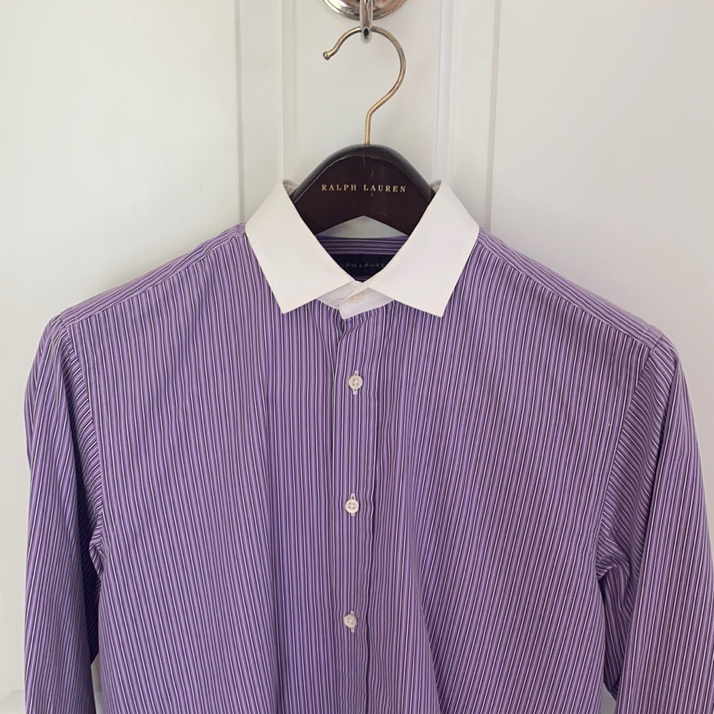 Ralph Lauren Purple Label Dress Shirt Size 15